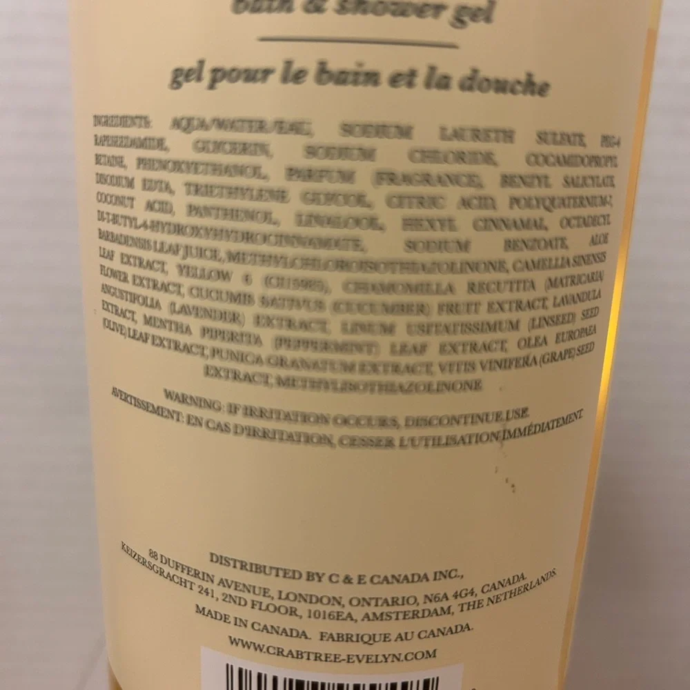 Crabtree & Evelyn Summer Hill Bath & Shower Gel With Pump 33.8 FL OZ  NEW